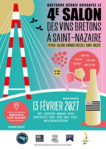 Affiche Salon des Vins Bretons 2027